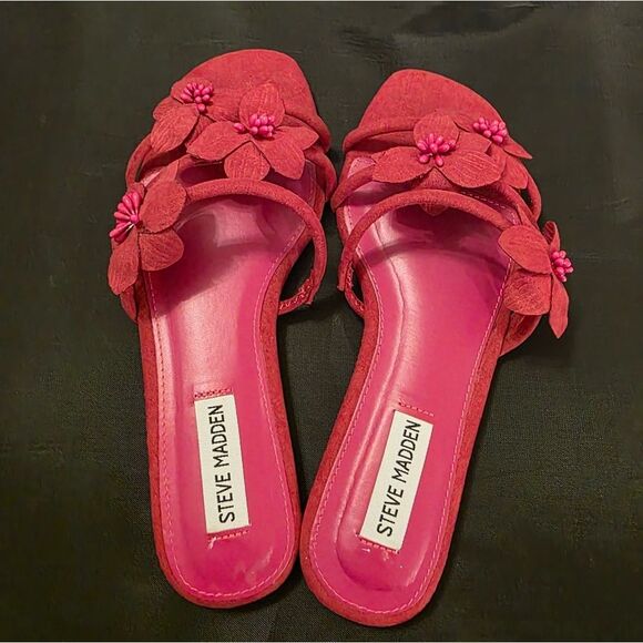 BRAND NEW STEVE MADDEN FLOWER WOMEN'S SANDALS G1 - Picture 10 of 15